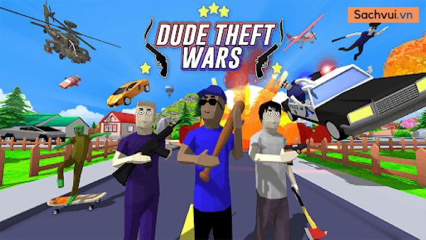 Dude Theft Wars MOD APK 0.9.0.7b (Menu, Vô Hạn Tiền)