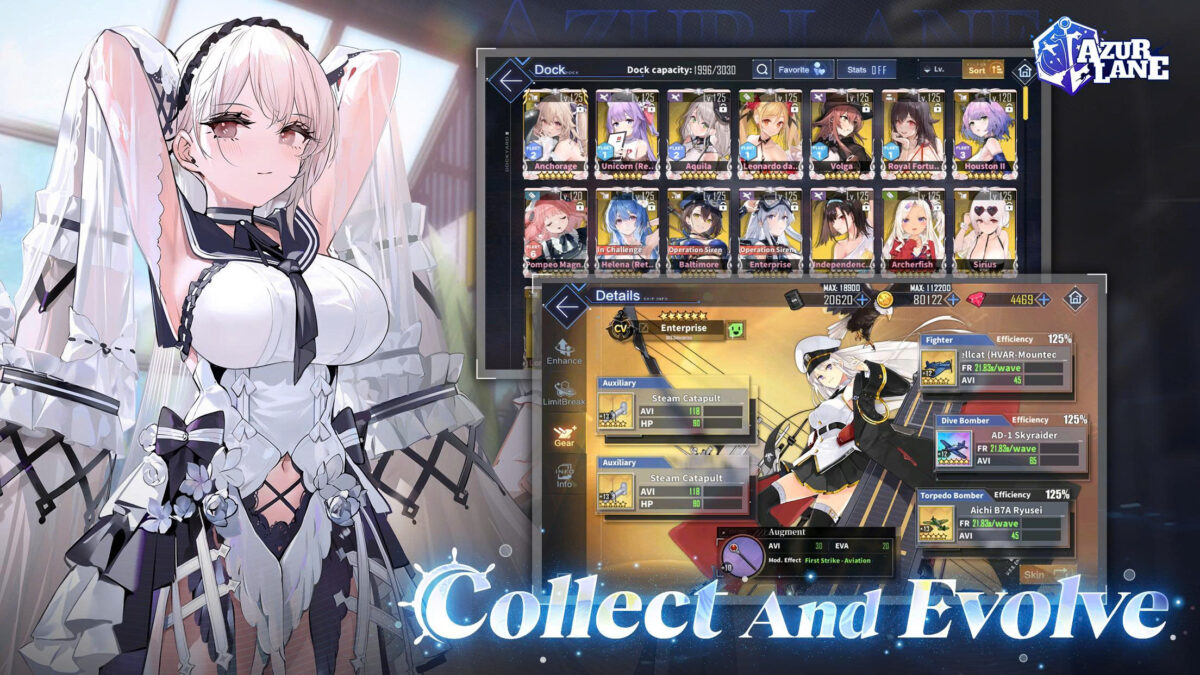 Các tính năng có trong phiên bản  Azur Lane Apk 8.1.4 cho Android