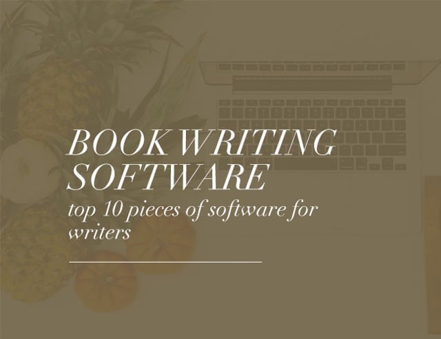 book software for writing