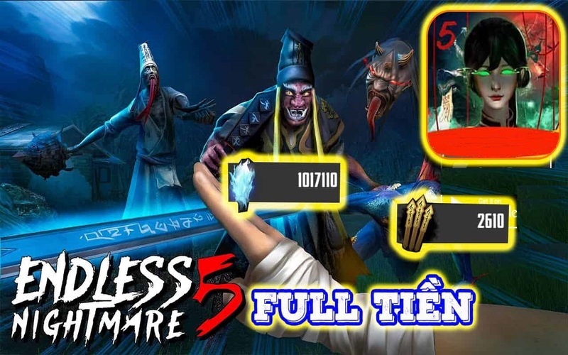 Các tính năng mod của phiên bản Hack Endless Nightmare 5 2.1.0