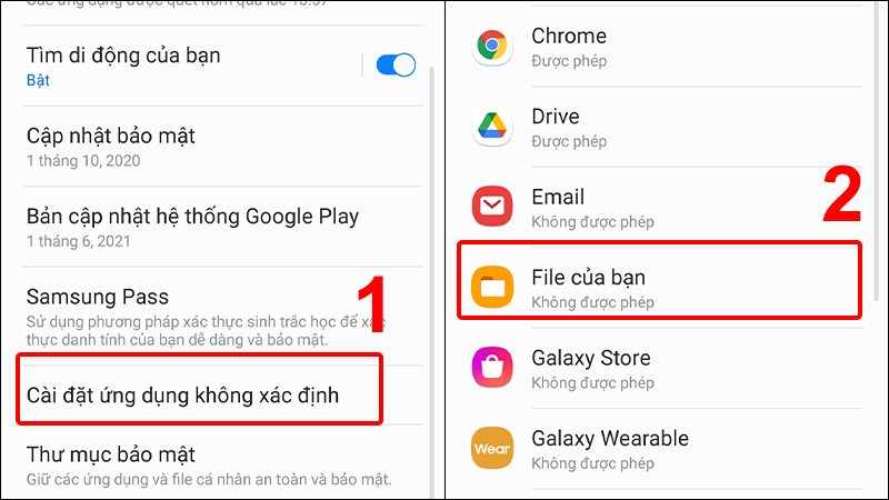 Cách cài đặt file Apk trên Android