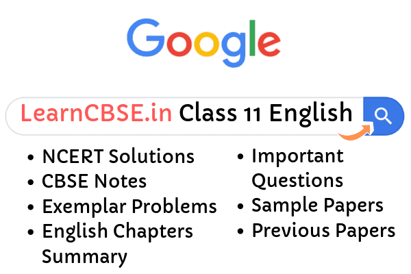 english book question answer class 11