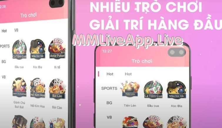 MMLive APK Cung Cấp Phòng LiveStream Miễn Phí