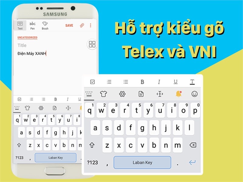 Gõ tiêng Việt linh hoạt tại laban key apk