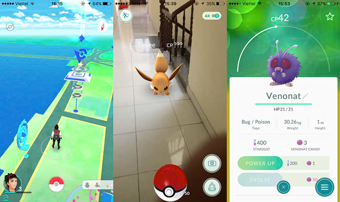 Gps vị trí của pokemon trong Pokemon Go 3 