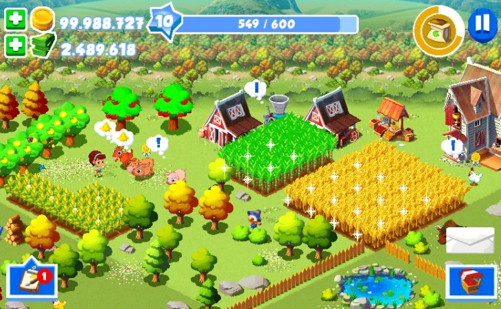 Tính năng nâng cấp làng trang trại Village & Farm Mod Apk